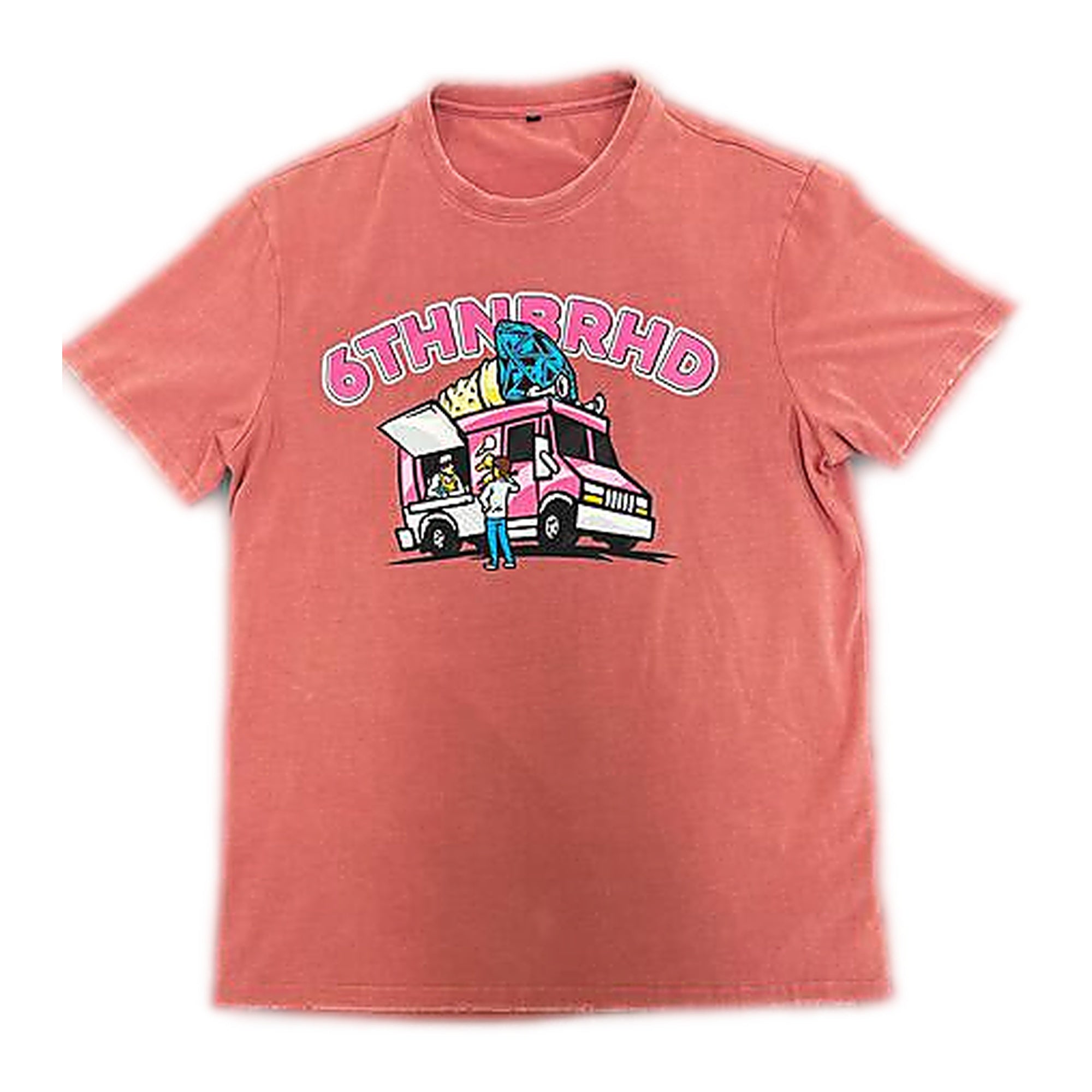 6Th Nbrhd "Ice Cream" T-Shirt - Graphic Print