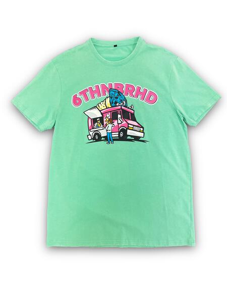 6Th Nbrhd "Ice Cream" T-Shirt - Graphic Print