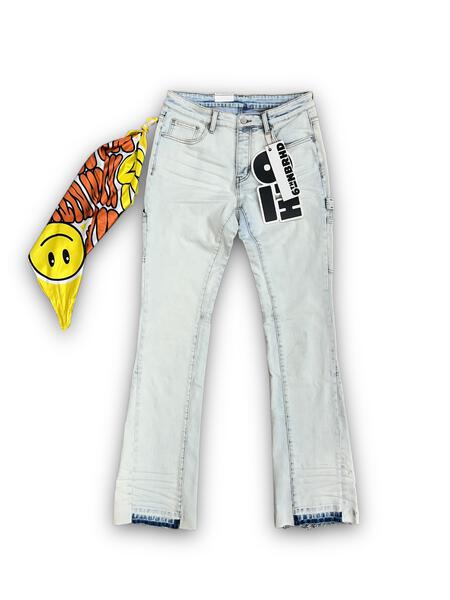 NEW FIELDS DENIM STACKED -DIRTY GREY WASH