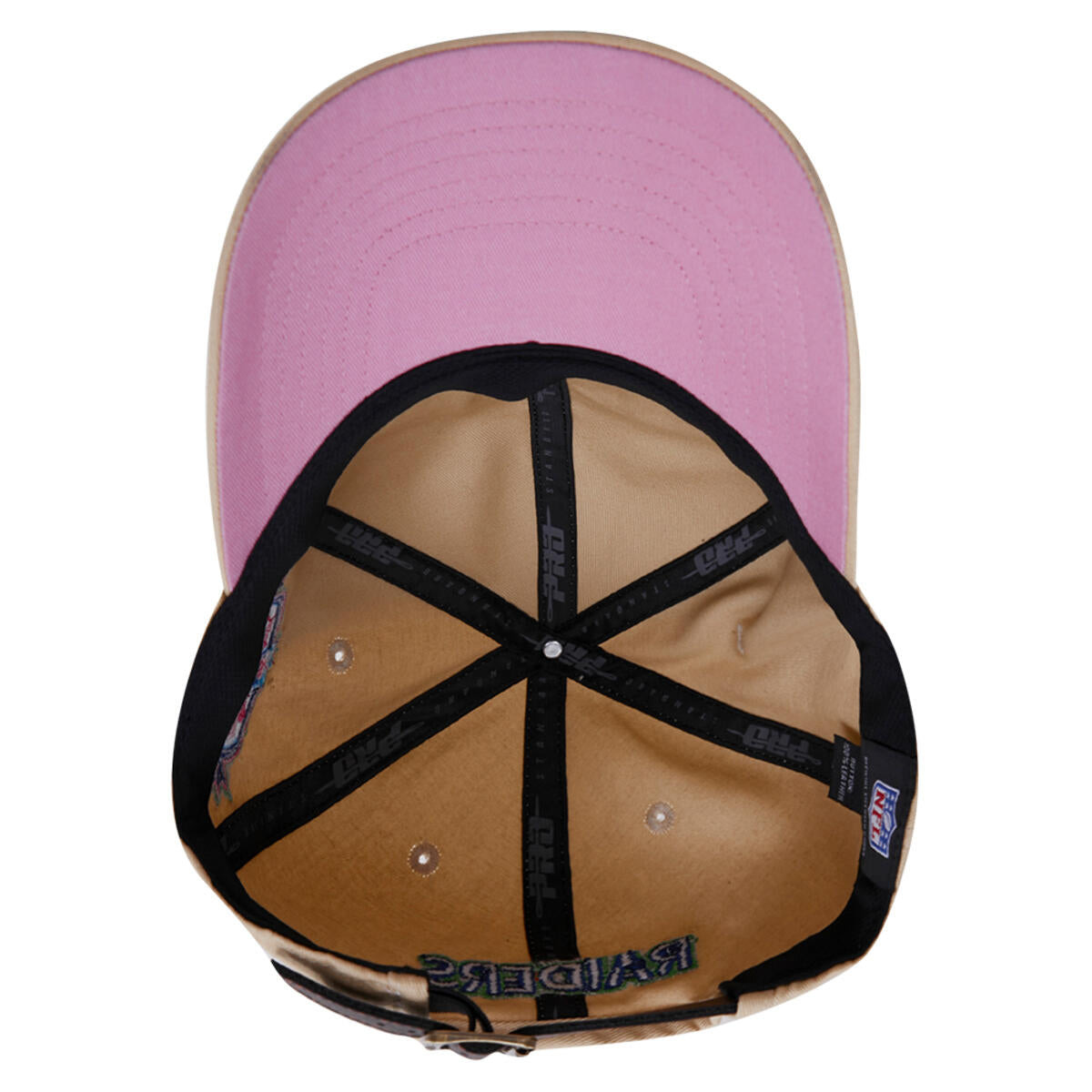 Las Vegas Raiders Neon Dad Hat – Khaki