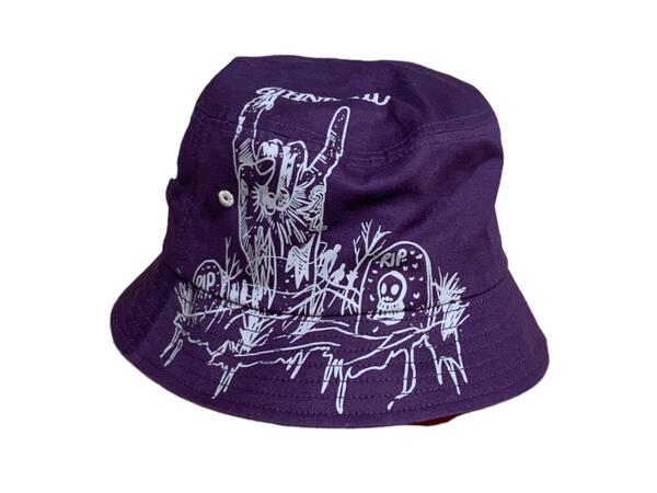 "FinaleRest" Bucket Hat Black