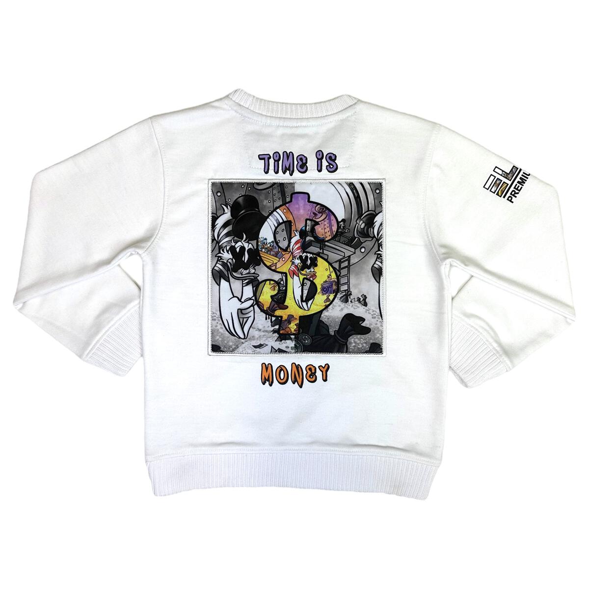 Elite Premium Kids Sweatshirt - White