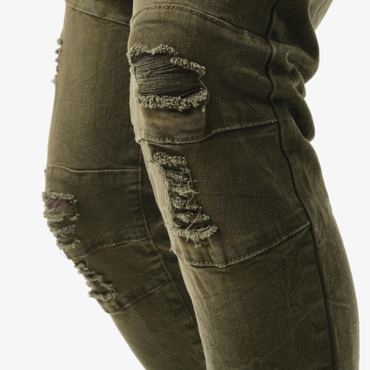 Copper Rivet Reinforced Jeans - Tapered Fit