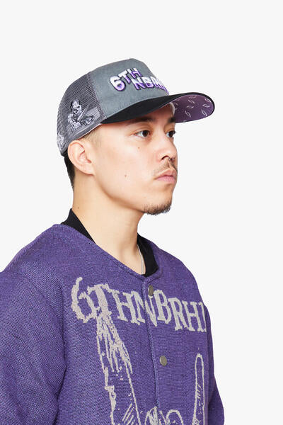 6Th Nbrhd Logo Snapback Hat - Mesh