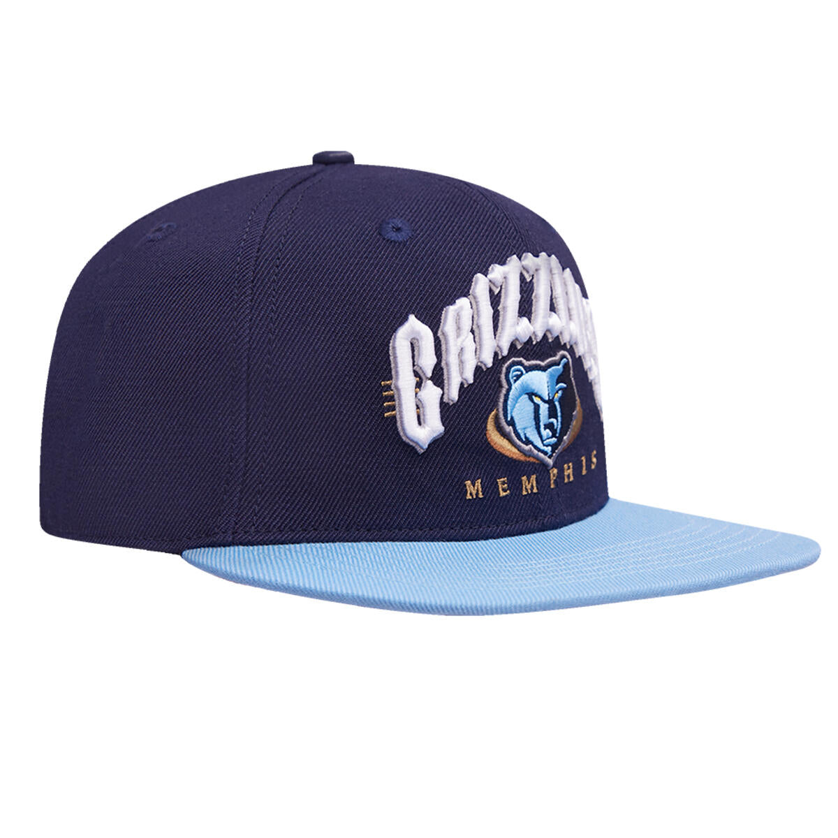 Pro Standard "Memphis Grizzlies Club Arch Snapback" Hat - Navy