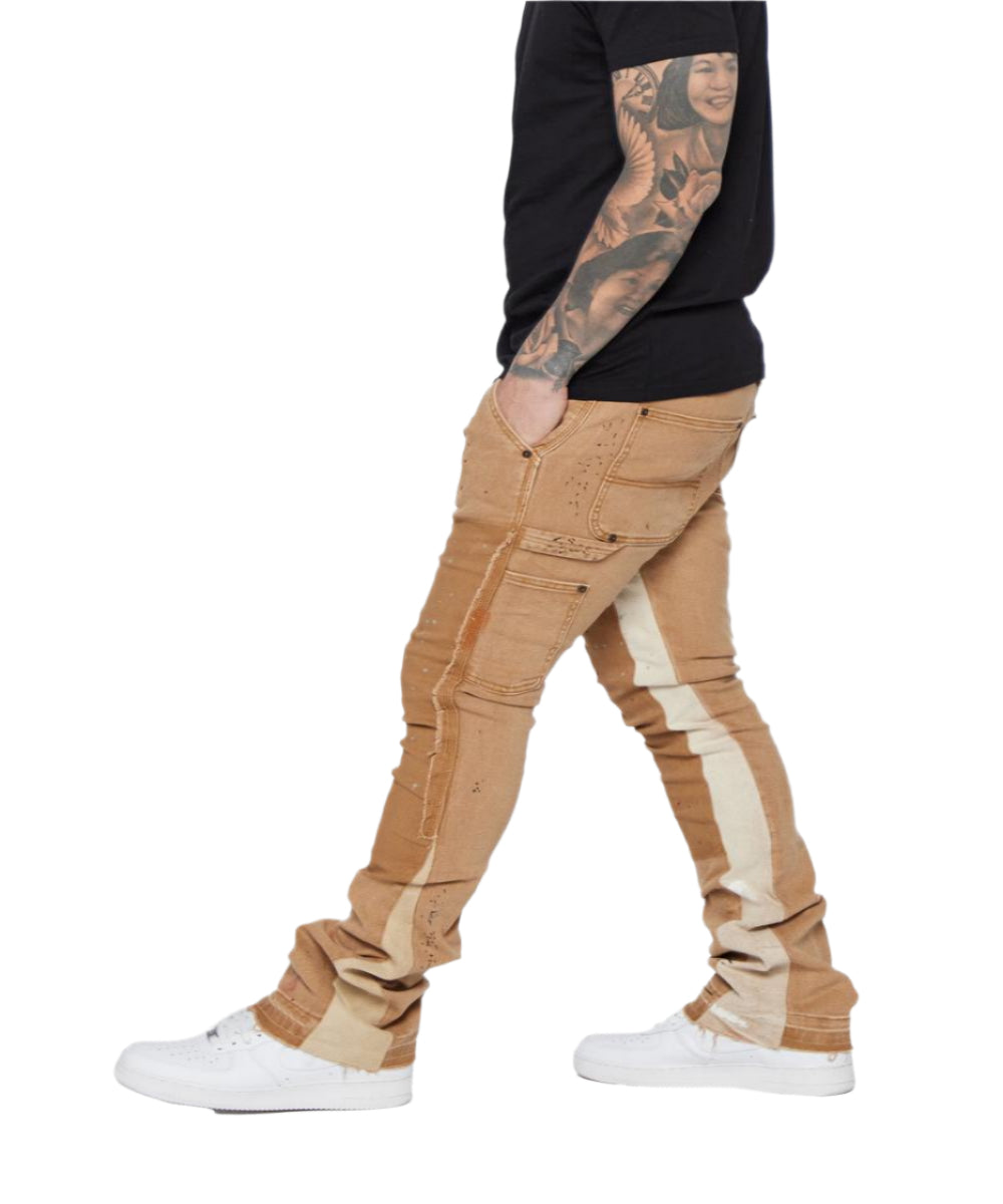 “ALPHA” CAHI STACKED FLARE JEAN