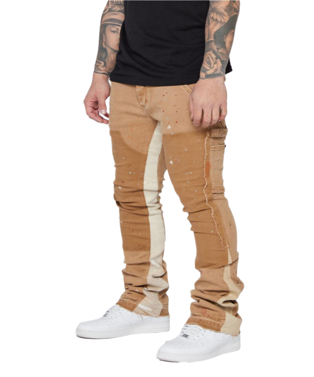 “ALPHA” CAHI STACKED FLARE JEAN