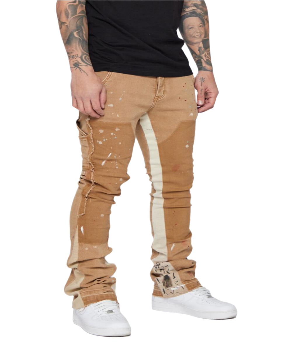 “ALPHA” CAHI STACKED FLARE JEAN