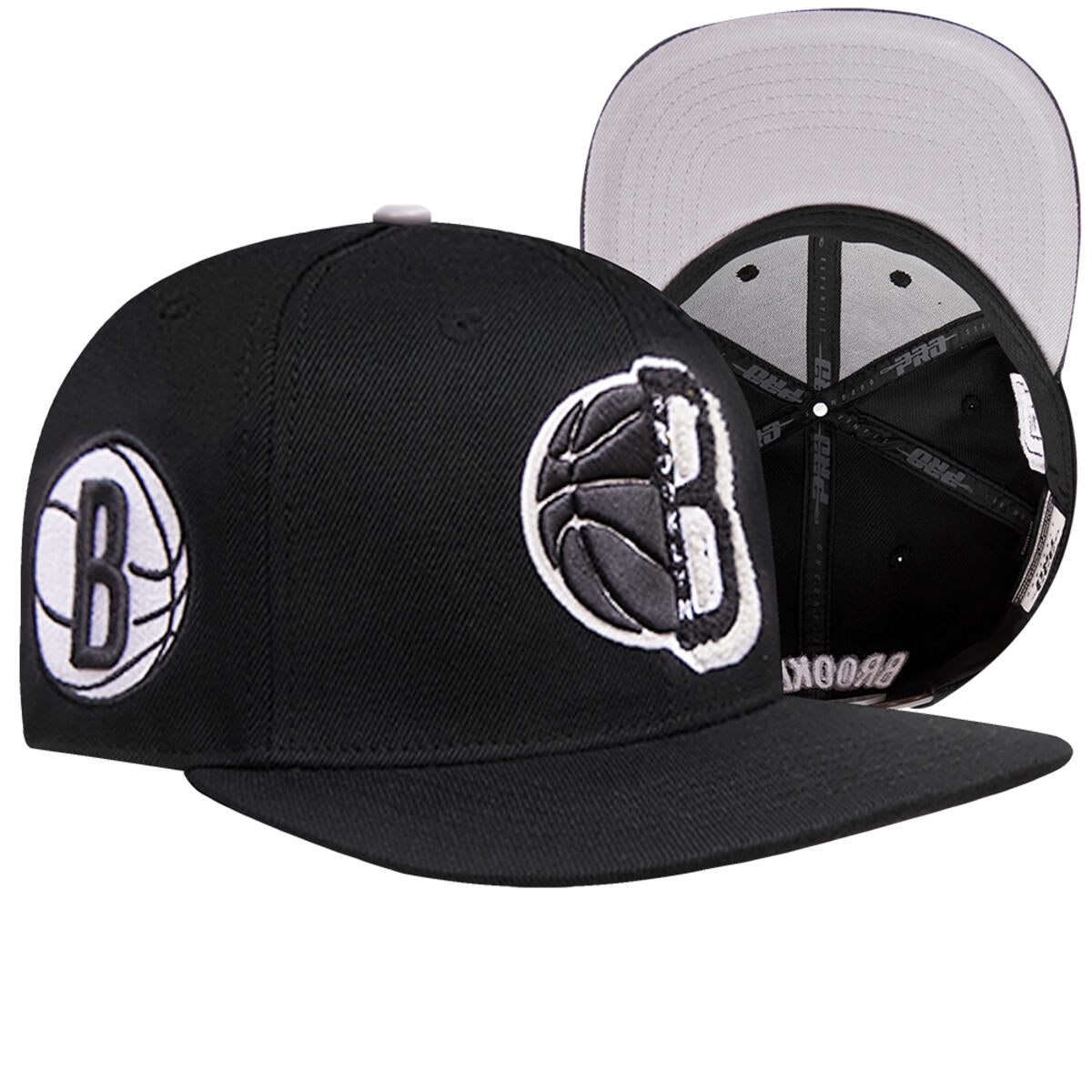 Pro Standard "Mash Up Wool" Snapback Hat - Black