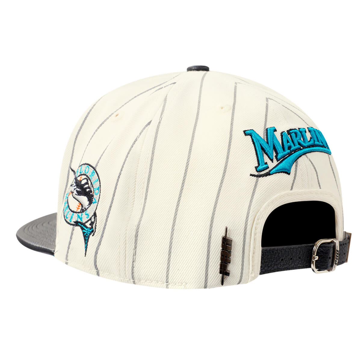 Pro Standard "Florida Marlins" Wool Blend Snapback Hat - Gray