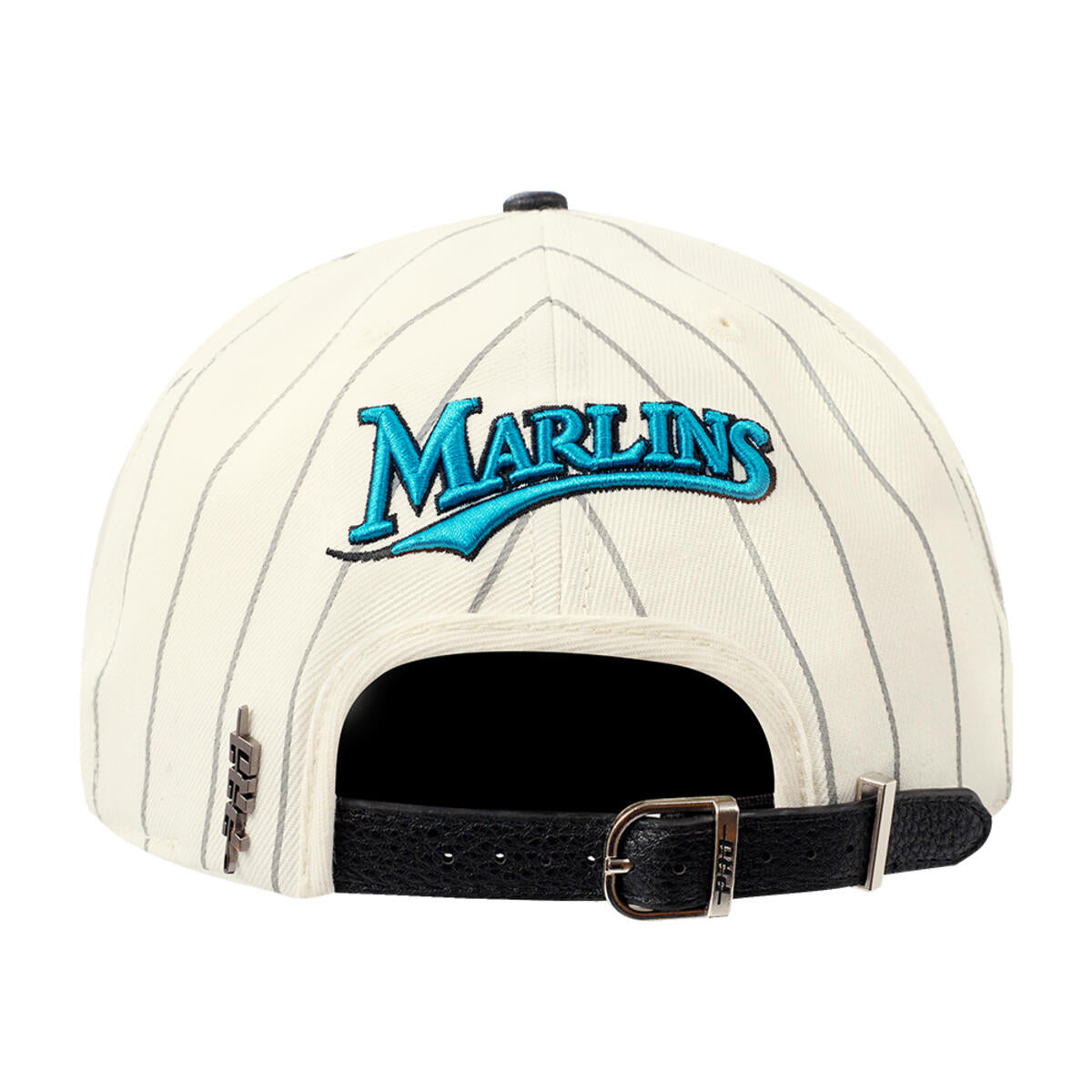 Florida Marlins Pinstripe Retro Classic Logo Wool Blend Pro Six Strapback