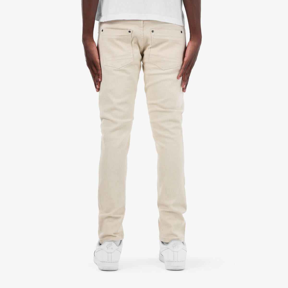 Copper Rivet Whisker Pants - Tapered Leg