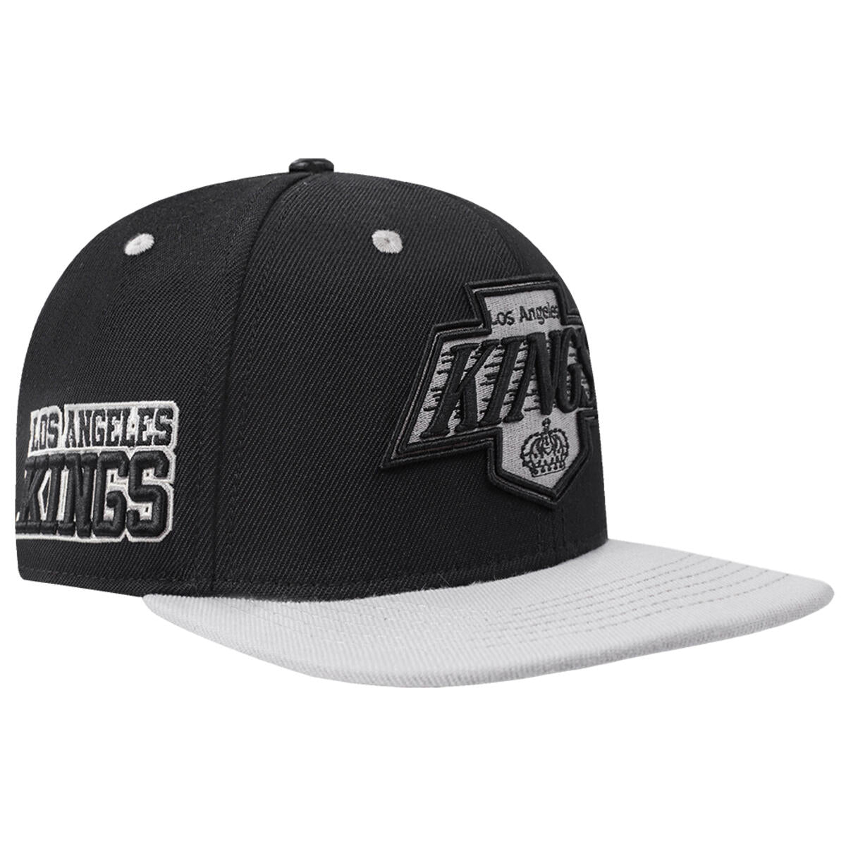 Pro Standard "Retro Classics Logo Wool Blend Pro Six" Snapback Hat - Black