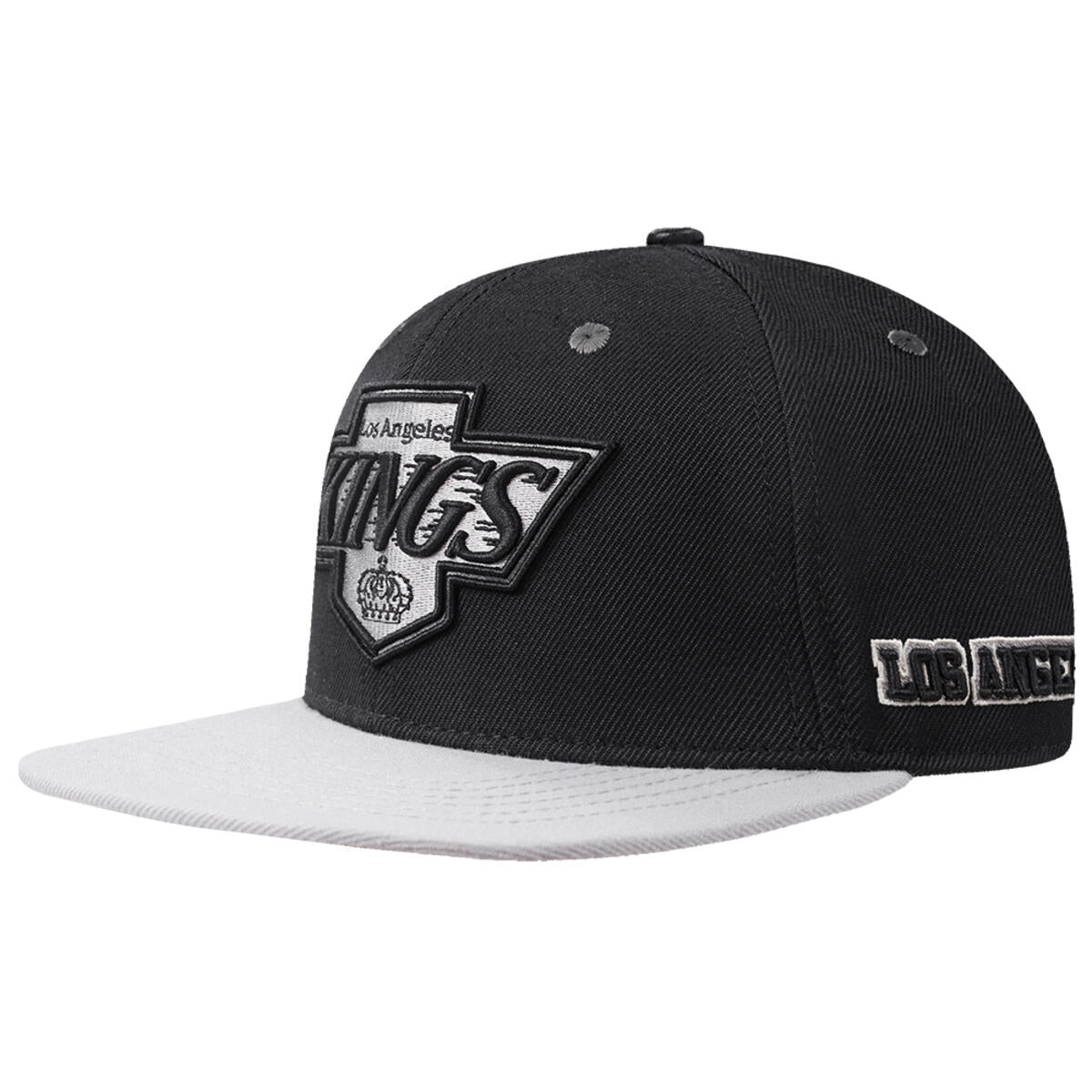 Pro Standard "Retro Classics Logo Wool Blend Pro Six" Snapback Hat - Black