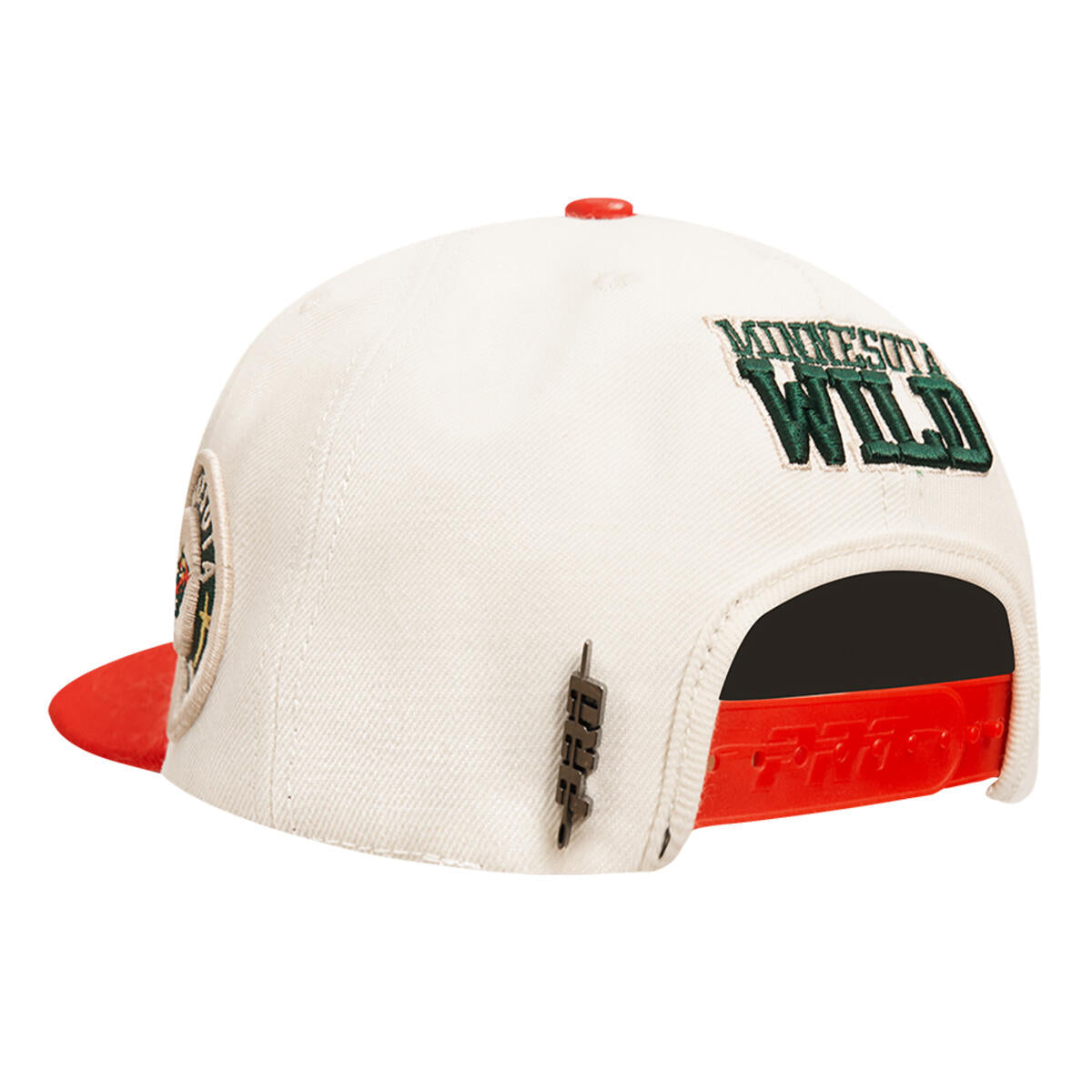 Pro Standard "Minnesota Wild Retro Classics Logo Wool Blend" Snapback Hat - Red