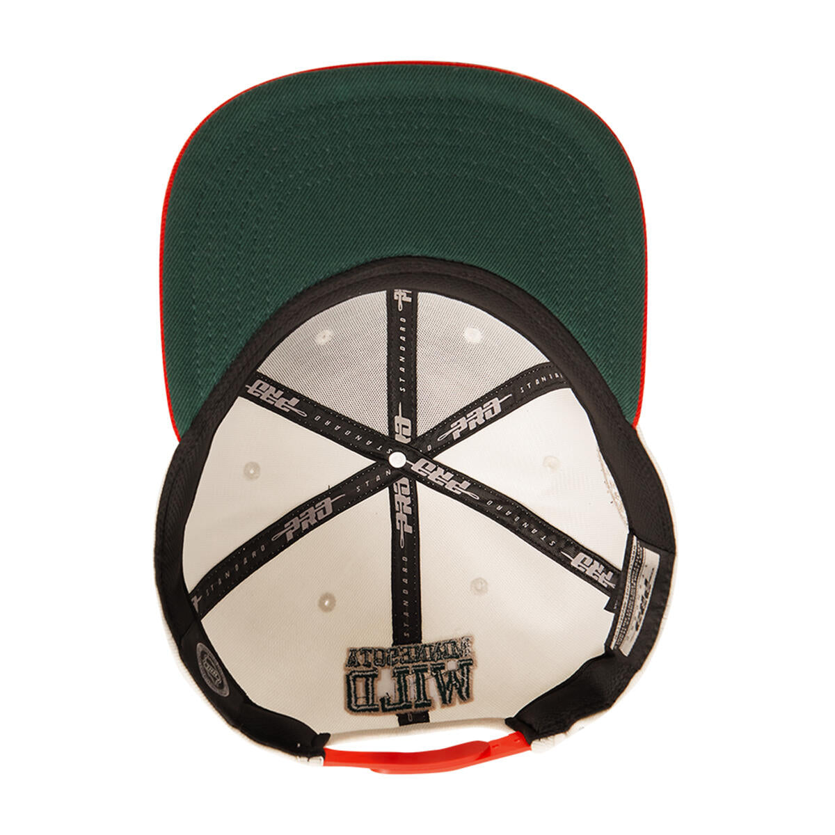Pro Standard "Minnesota Wild Retro Classics Logo Wool Blend" Snapback Hat - Red