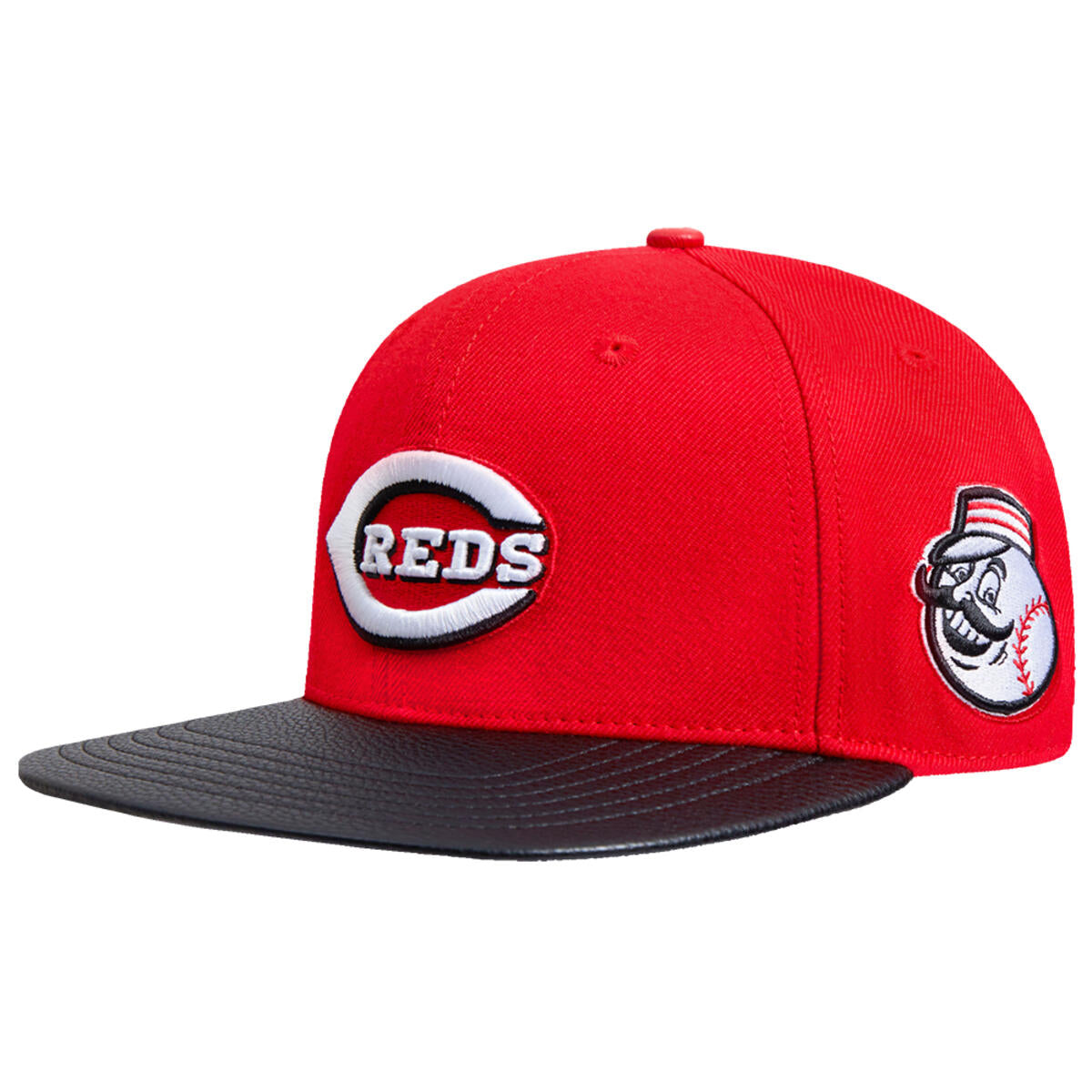 Cincinnati Reds Fast Lane Logo Wool Strapback