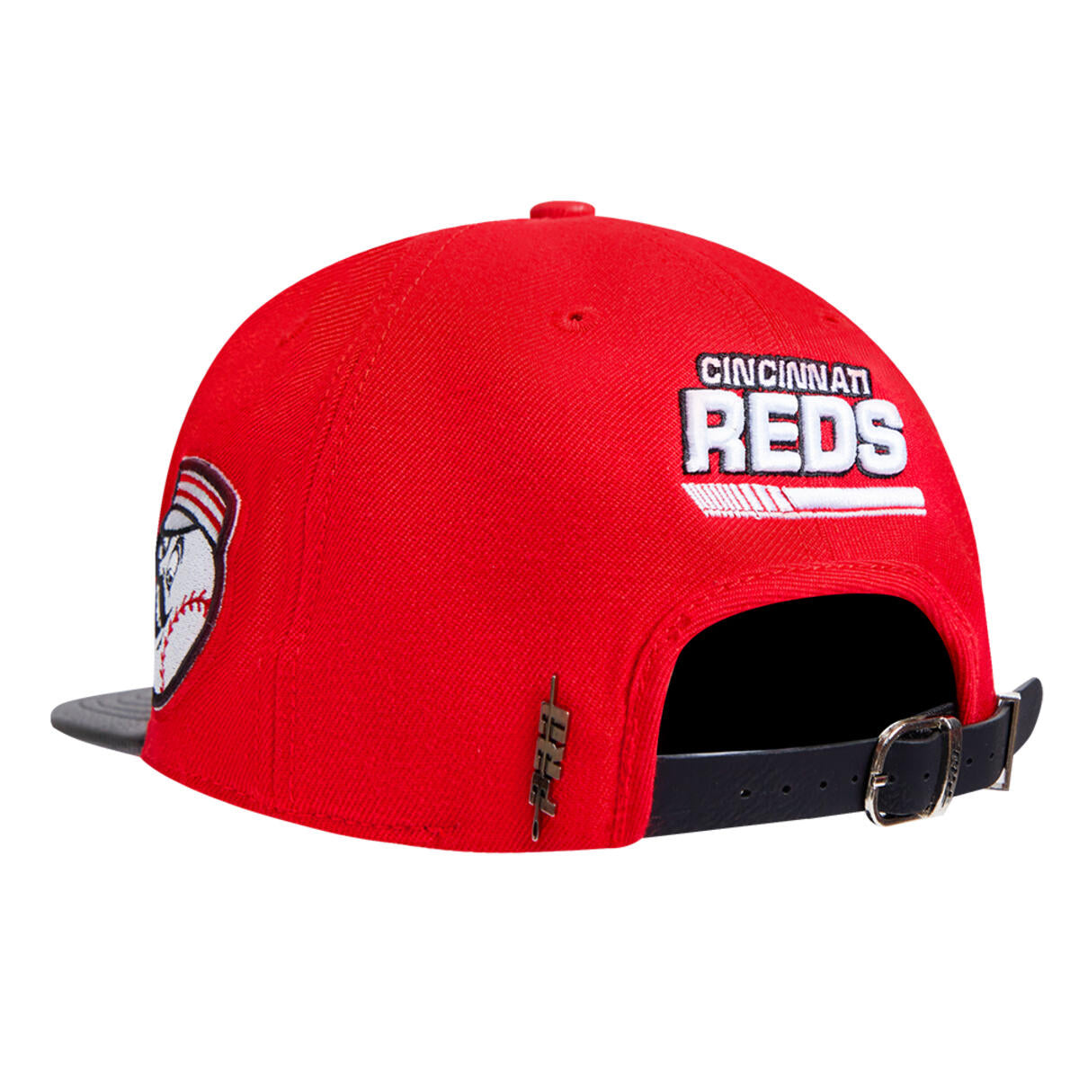 Cincinnati Reds Fast Lane Logo Wool Strapback