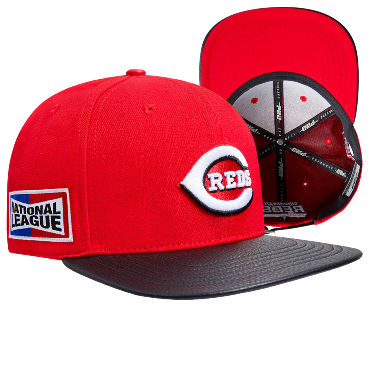 Cincinnati Reds Fast Lane Logo Wool Strapback