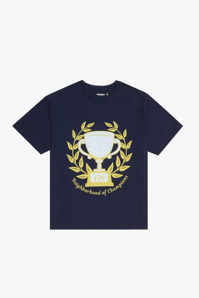 6Th Nbrhd Trophy Men's T-Shirt - Navy