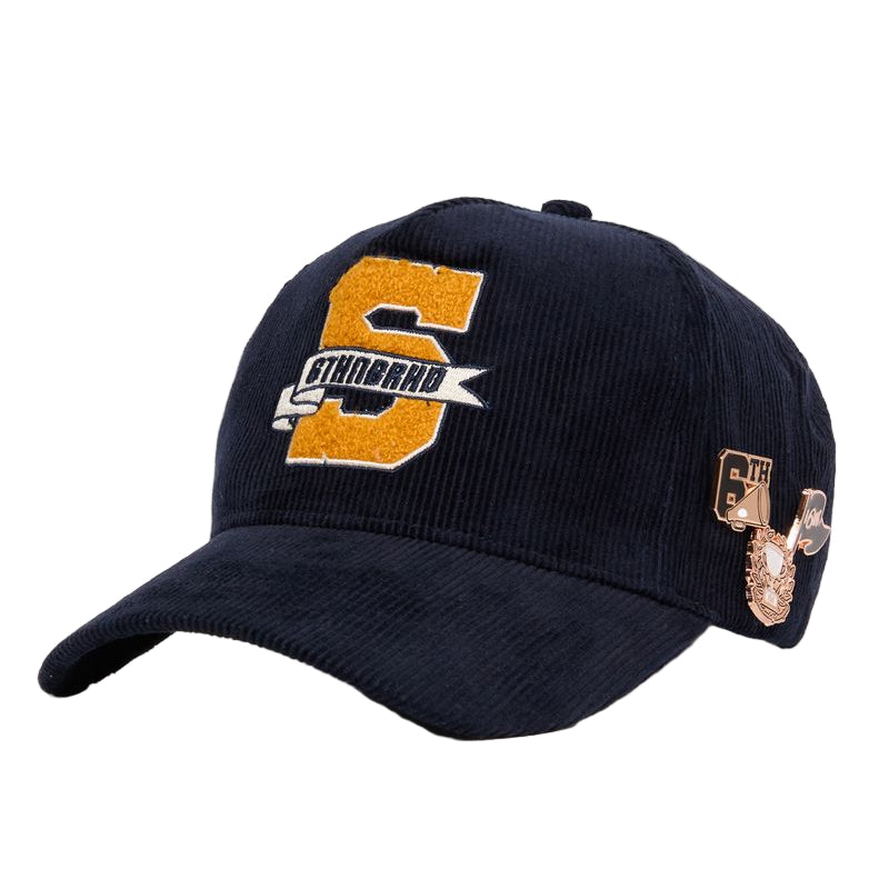 6Th Nbrhd "Harvard" Snapback Hat - Corduroy