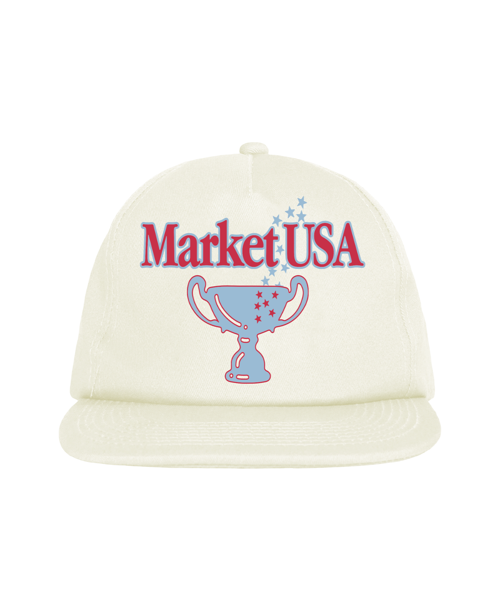 Market "1990 5-Panel" Hat - Cream