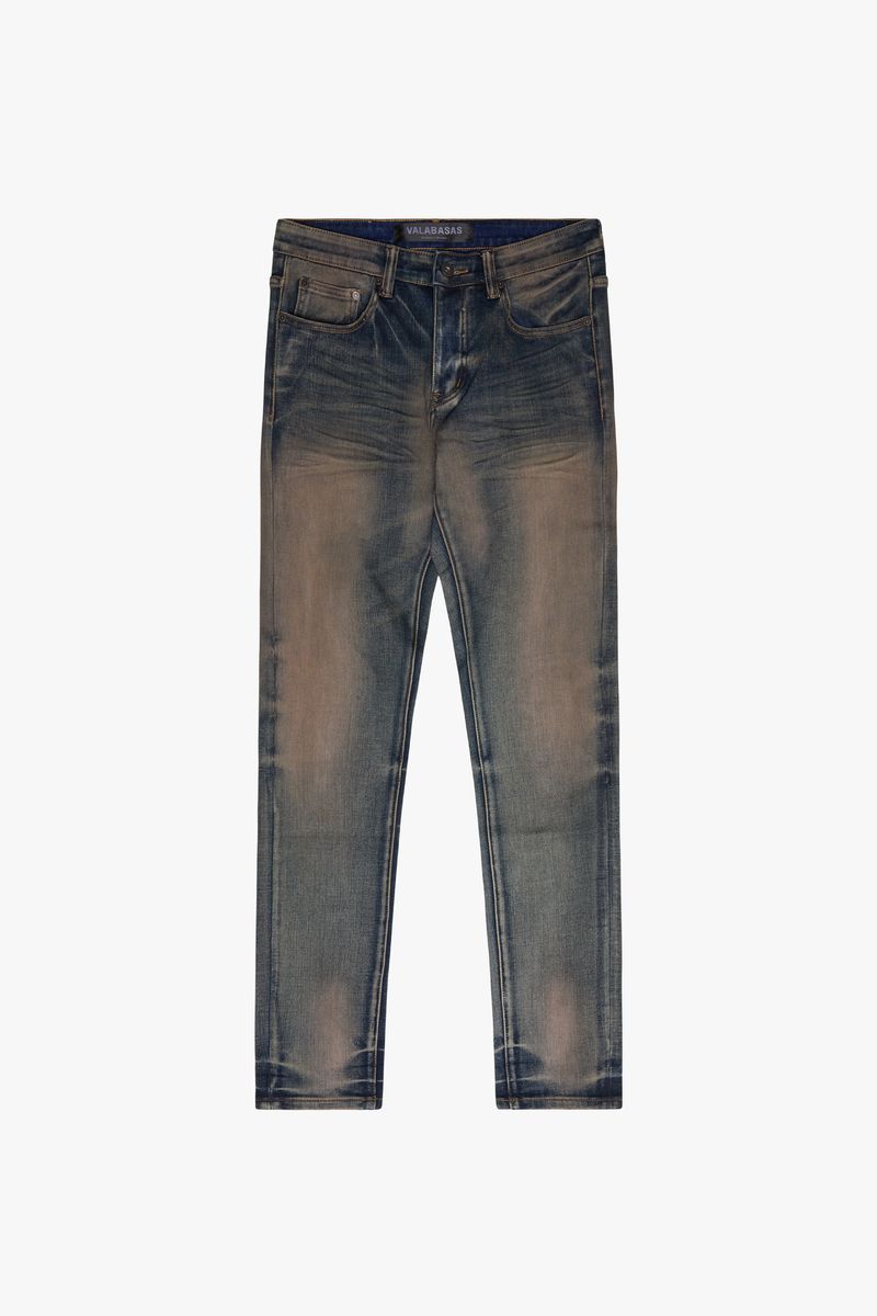 "MR.FELX" DIRTY WASH SKINNY JEAN