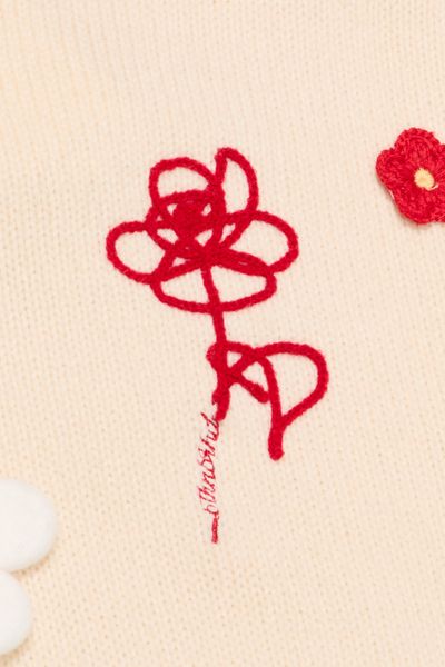 6Th Nbrhd "Bouquet" Sweater - Floral Pattern