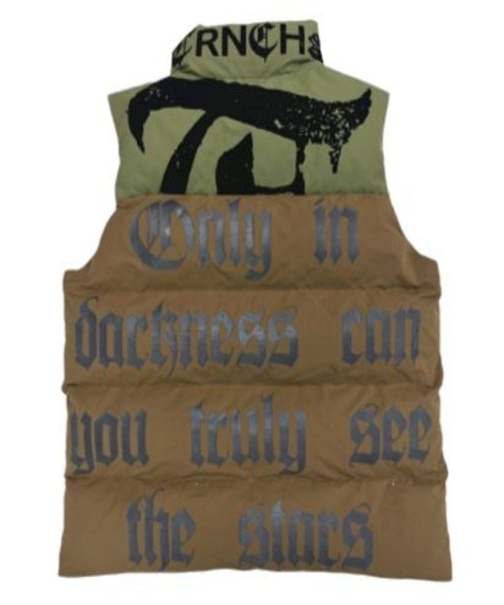 Trnchs "Aurora Green/Brown Bubble Vest" Puffer Vest