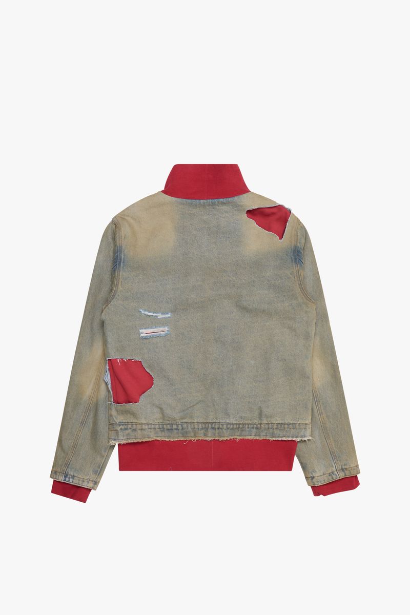 6Th Nbrhd Stripes Jacket - Embroidered Patch