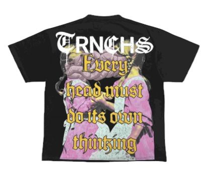 Trnchs "Tc-24-838" Men's T-Shirt - Black