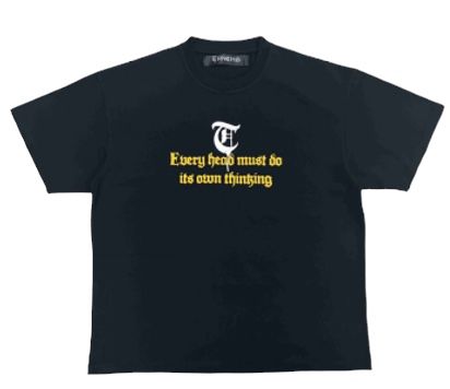 Trnchs "Tc-24-838" Men's T-Shirt - Black
