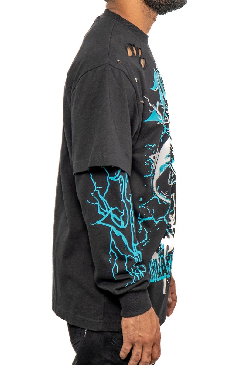Juren Men's Black Shirt