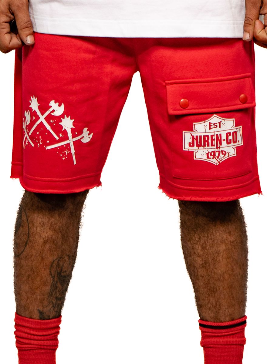 Juren Red Shorts