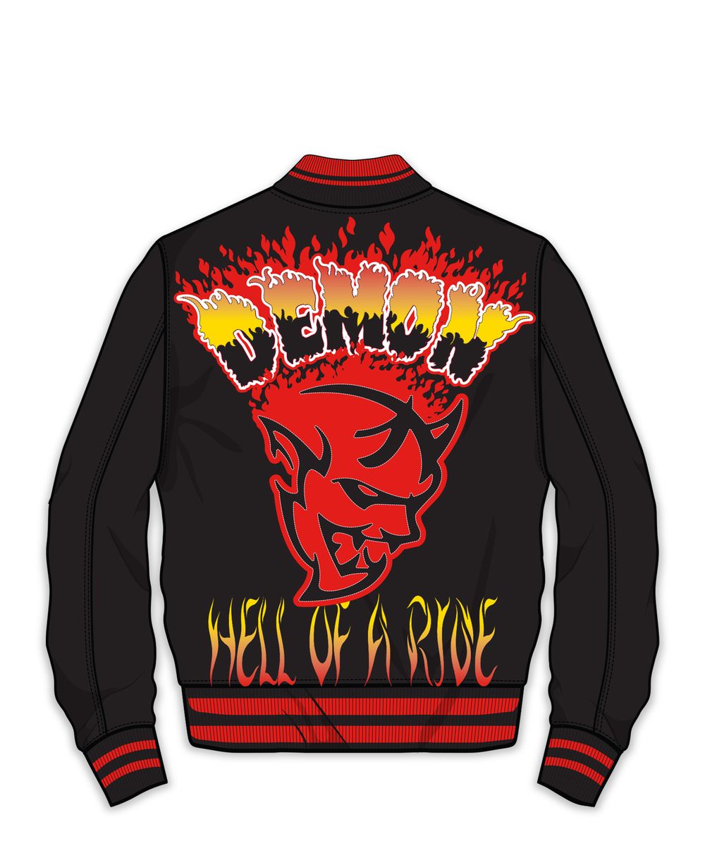 Reason "Demon" Varsity Jacket - Black