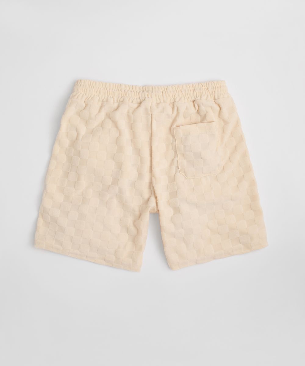 Reason "Checkerboard Towel Short" Men's Shorts - Checkered Pattern