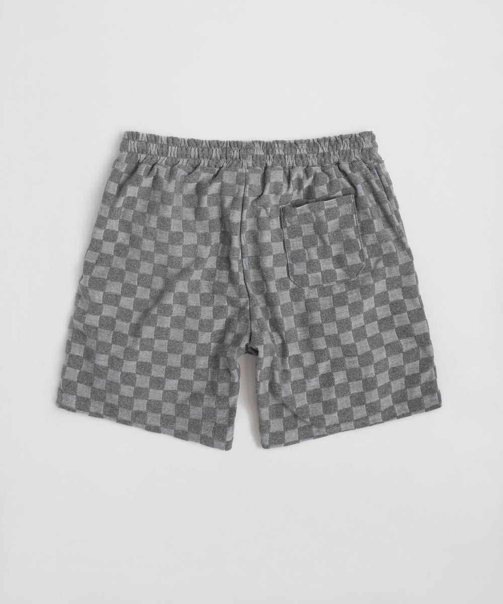 Reason "Checkerboard Towel Short" Men's Shorts - Checkered Pattern
