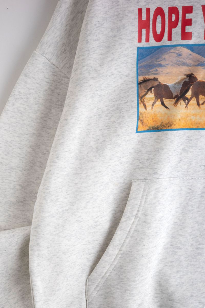 Jungle Horses Hoodie - Gray for Men