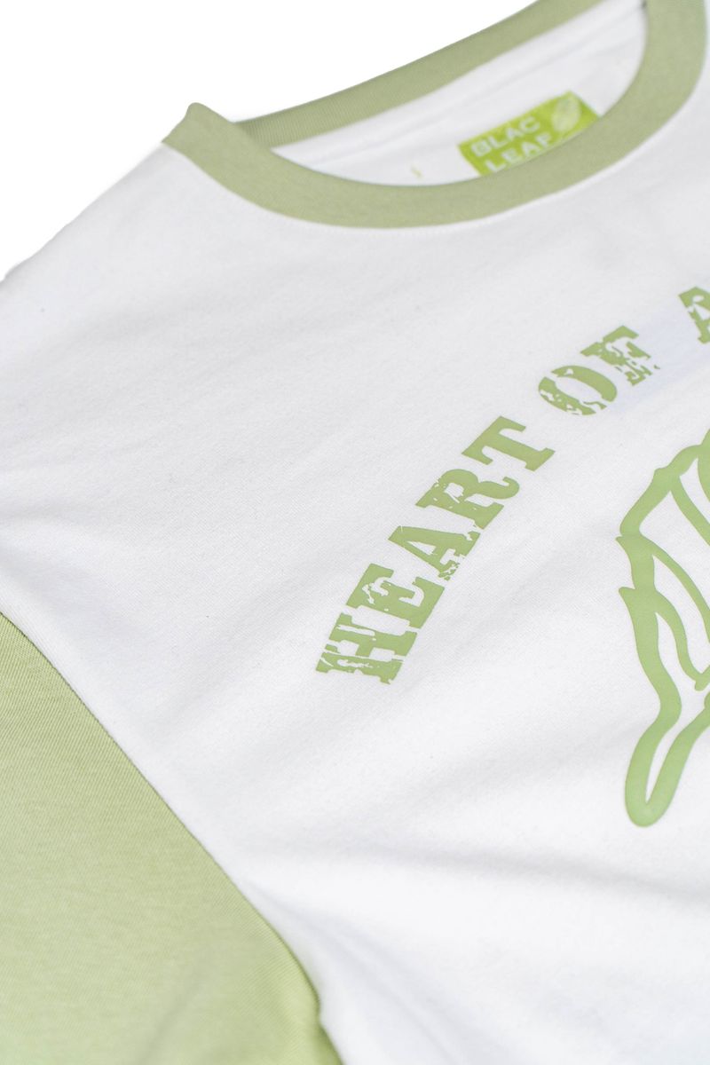 Black Leaf "Heart Of A Champion Sage B&T" T-Shirt - Embroidered