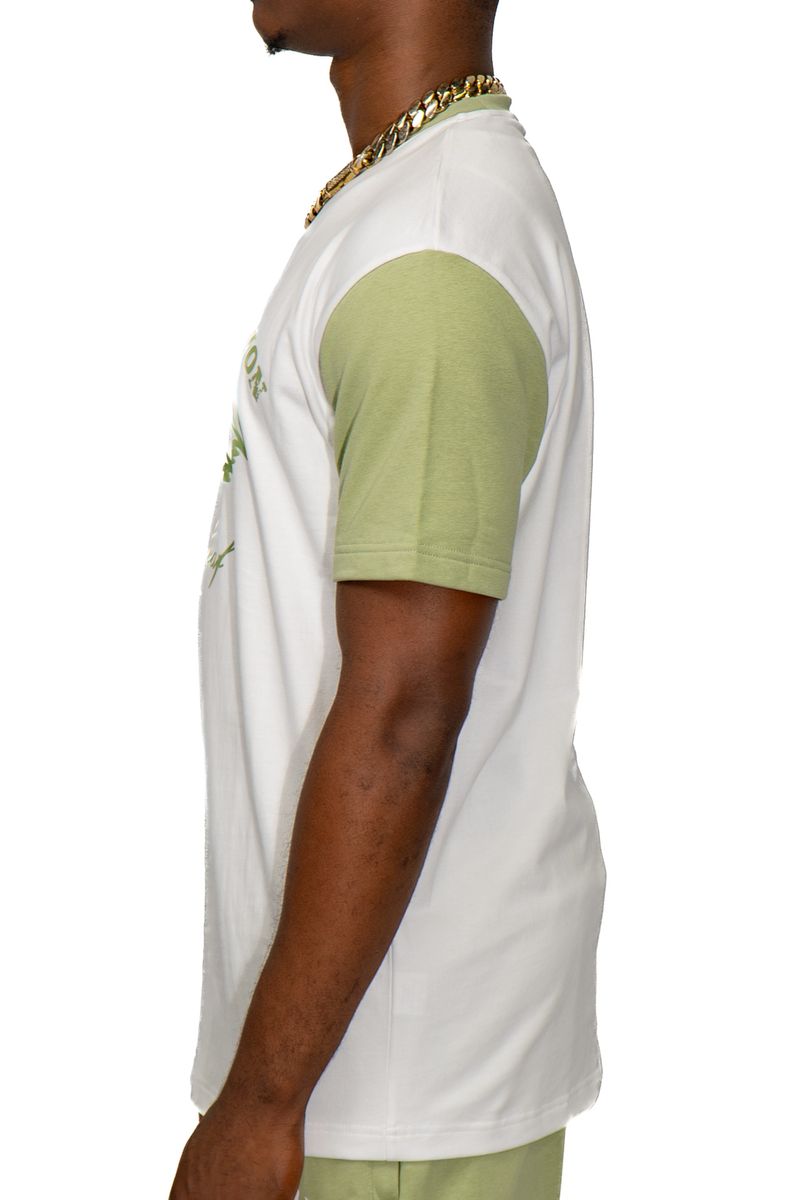 Black Leaf "Heart Of A Champion Sage B&T" T-Shirt - Embroidered