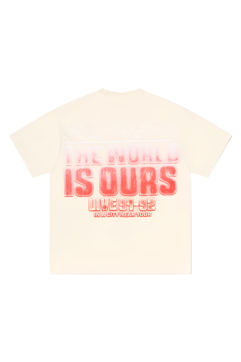 "MESO" CREAM TEE
