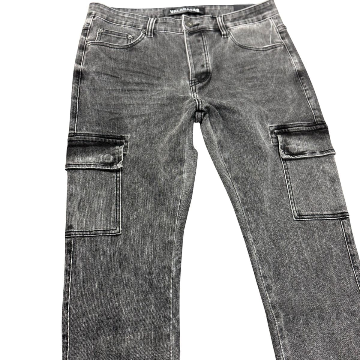 "READY" GREY WASH SKINNY JEAN