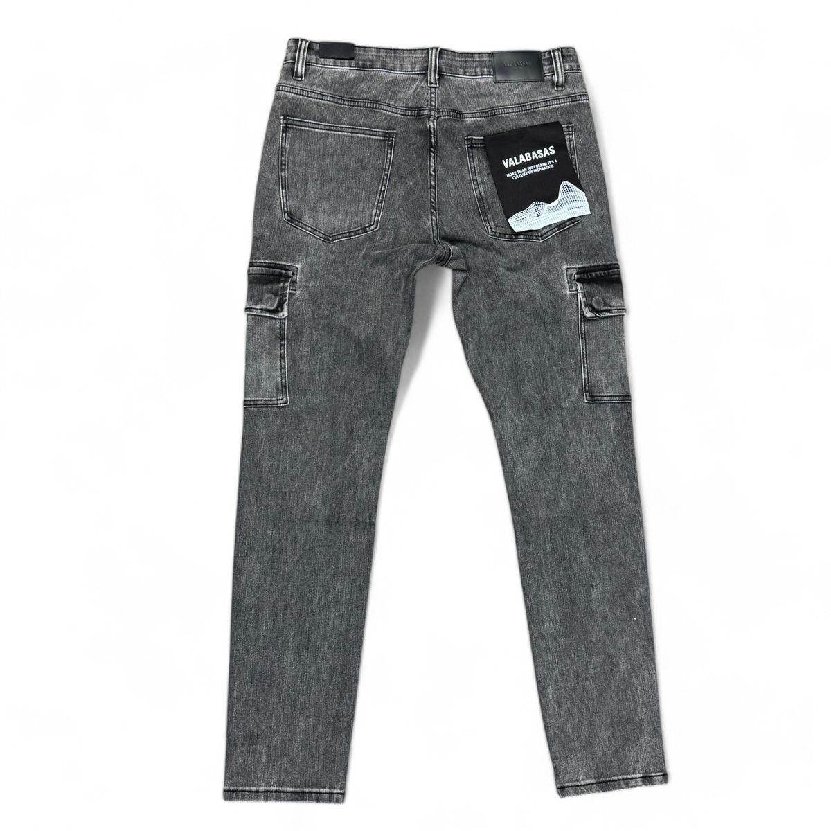 "READY" GREY WASH SKINNY JEAN