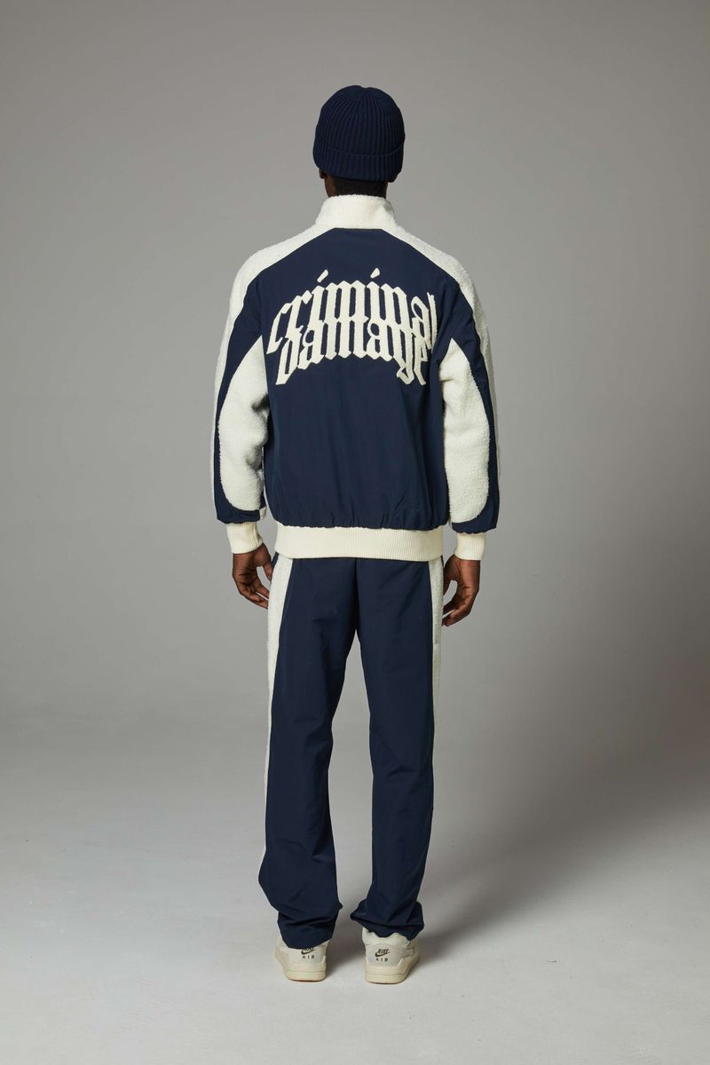 Criminal Damage Men's Track Jacket - Navy