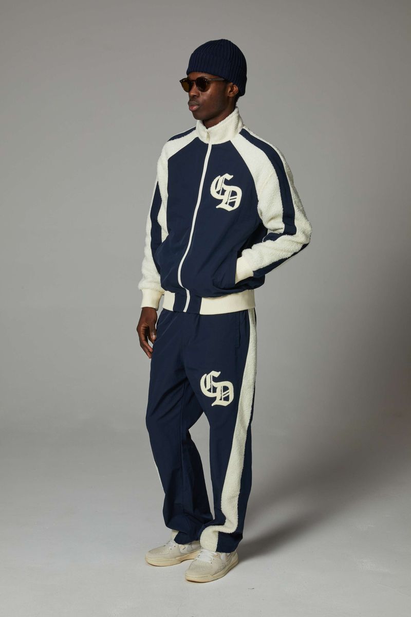 Criminal Damage Men's Track Jacket - Navy