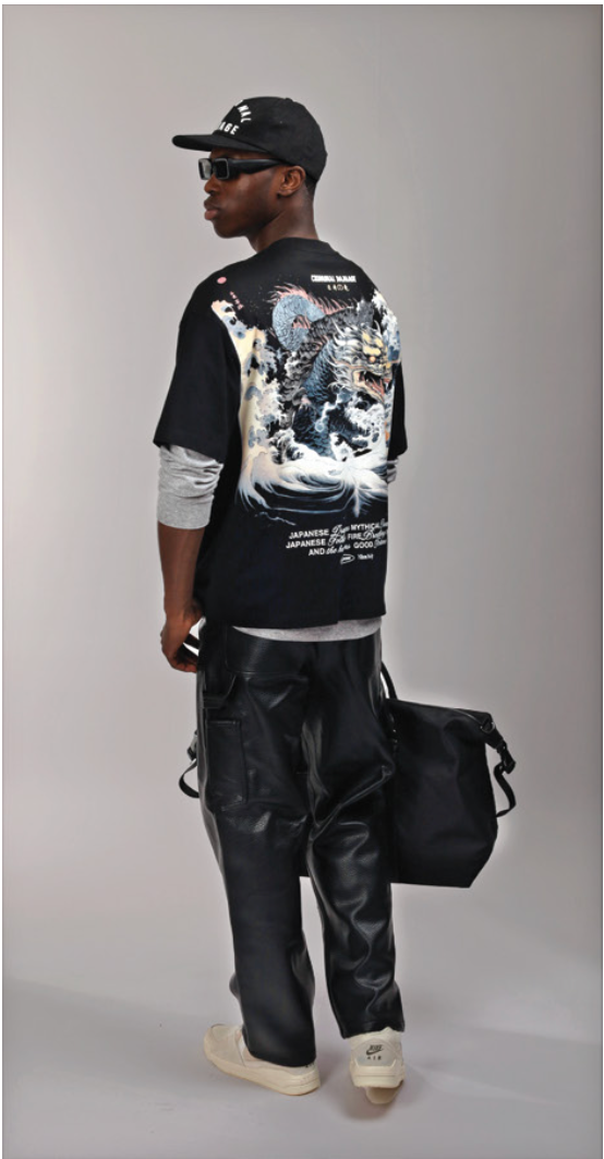 Criminal Damage Men's T-Shirt - Black