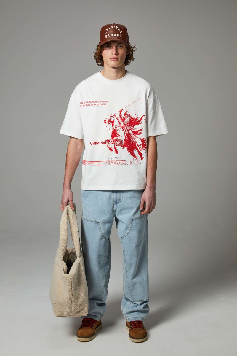 Criminal Damage Men's T-Shirt - White