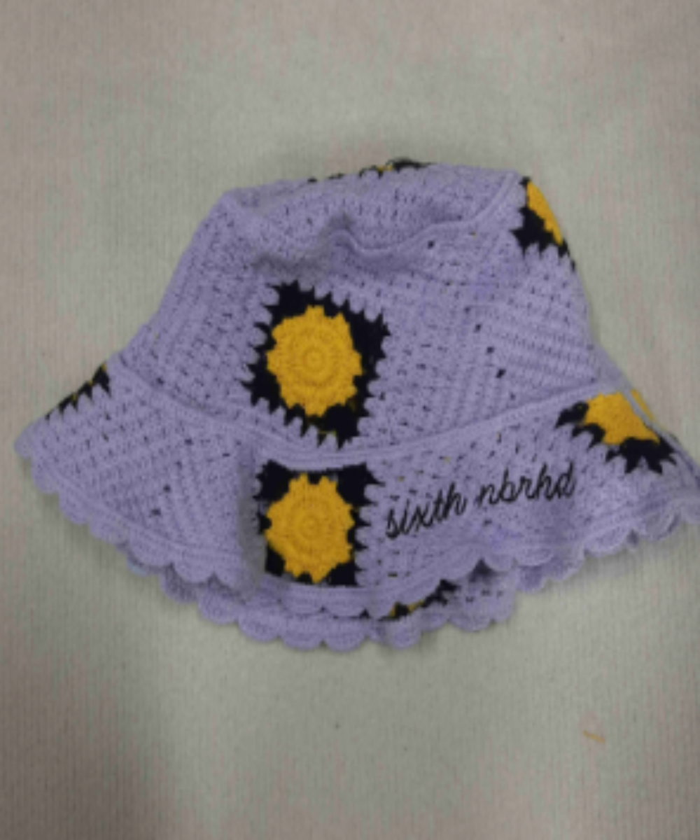 6Th Nbrhd Livin Bucket Hat - Crocheted
