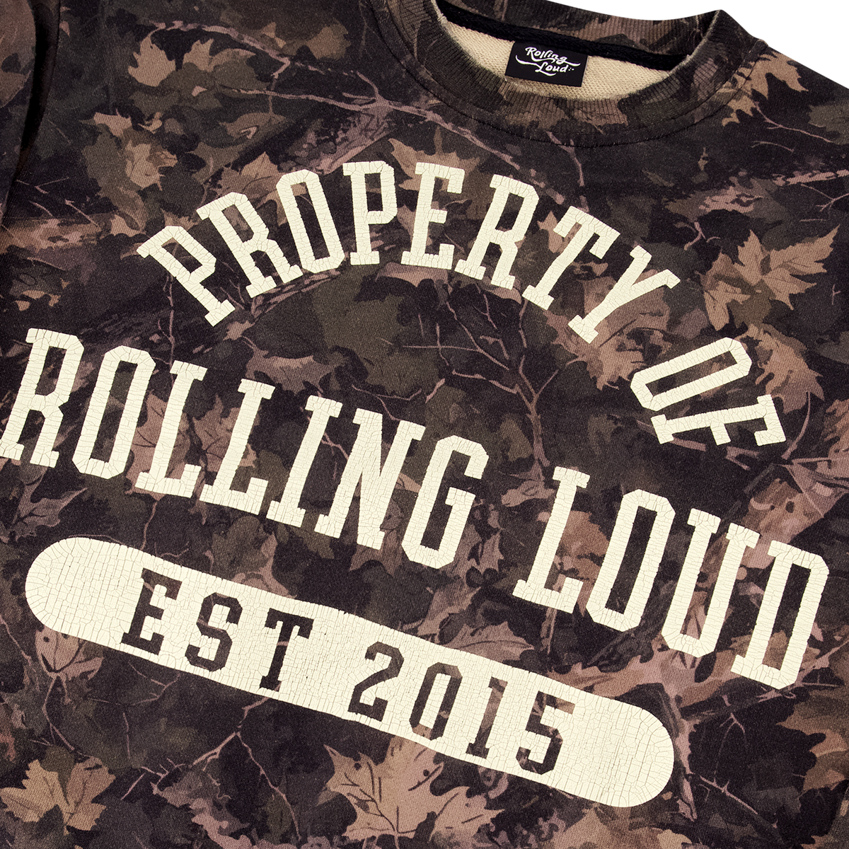 Rolling Loud "Rl Core Trailhead" Sweatshirt - Camouflage Pattern
