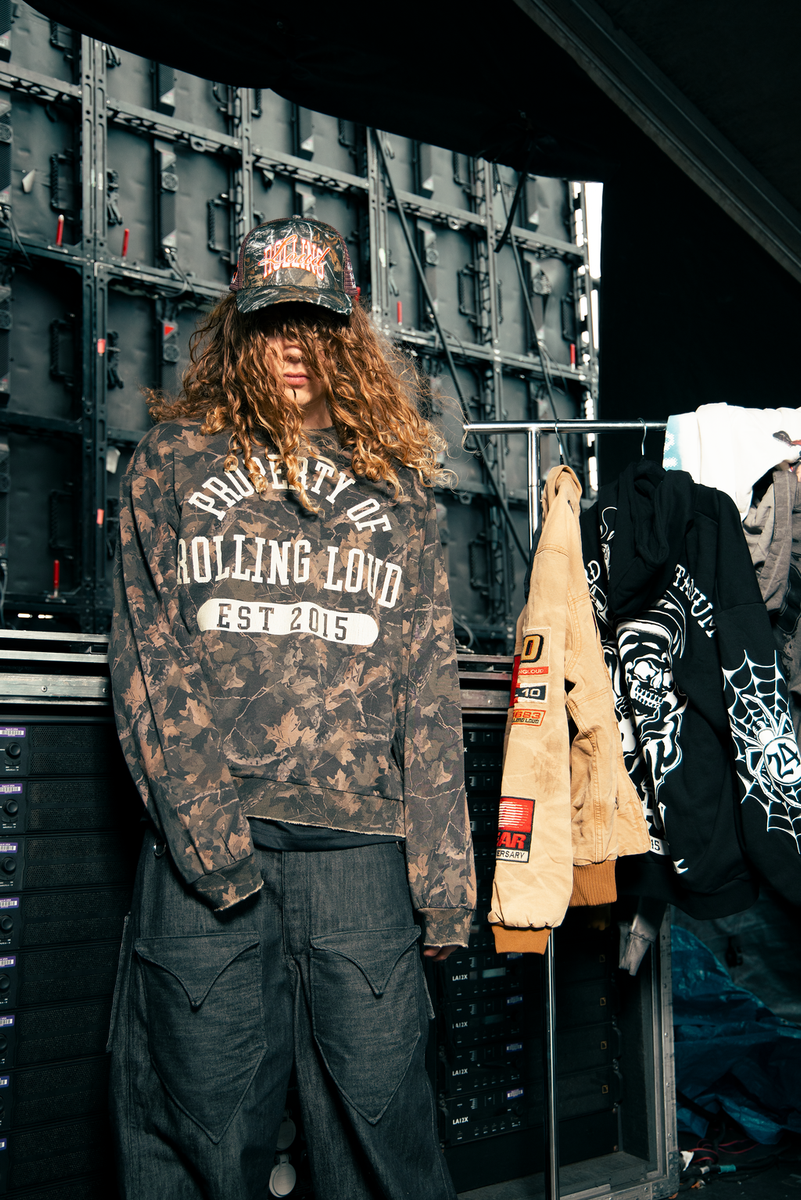 Rolling Loud "Rl Core Trailhead" Sweatshirt - Camouflage Pattern